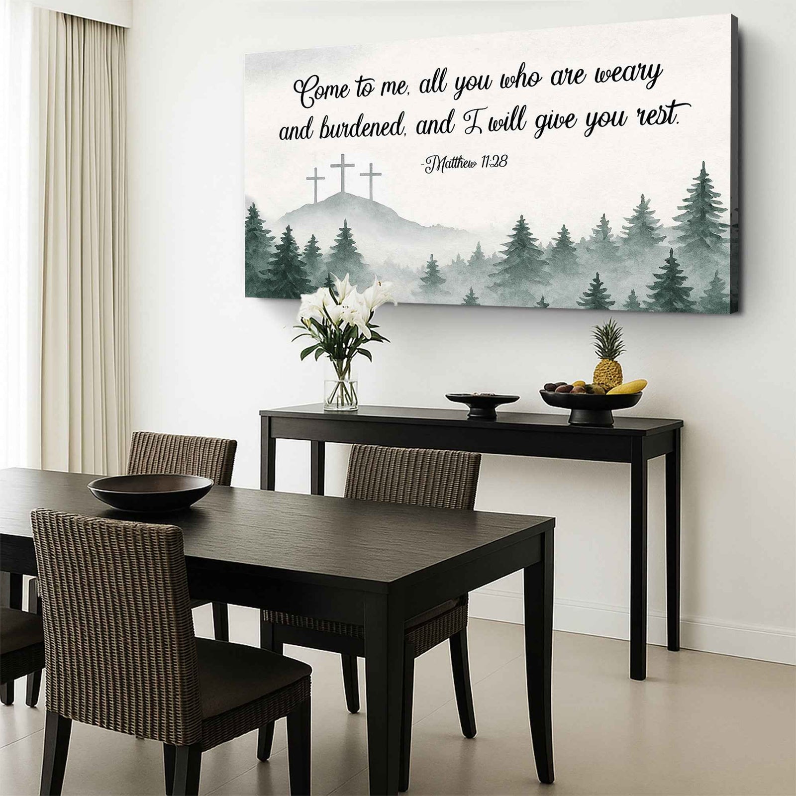 Come To Me - Matthew 11:28 Faith Sign II