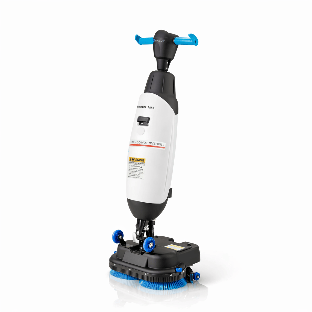 Prolux PLCC430BN Cordless Commercial Micro Dual Brush Floor Cleaner, Scrubber and Buffer