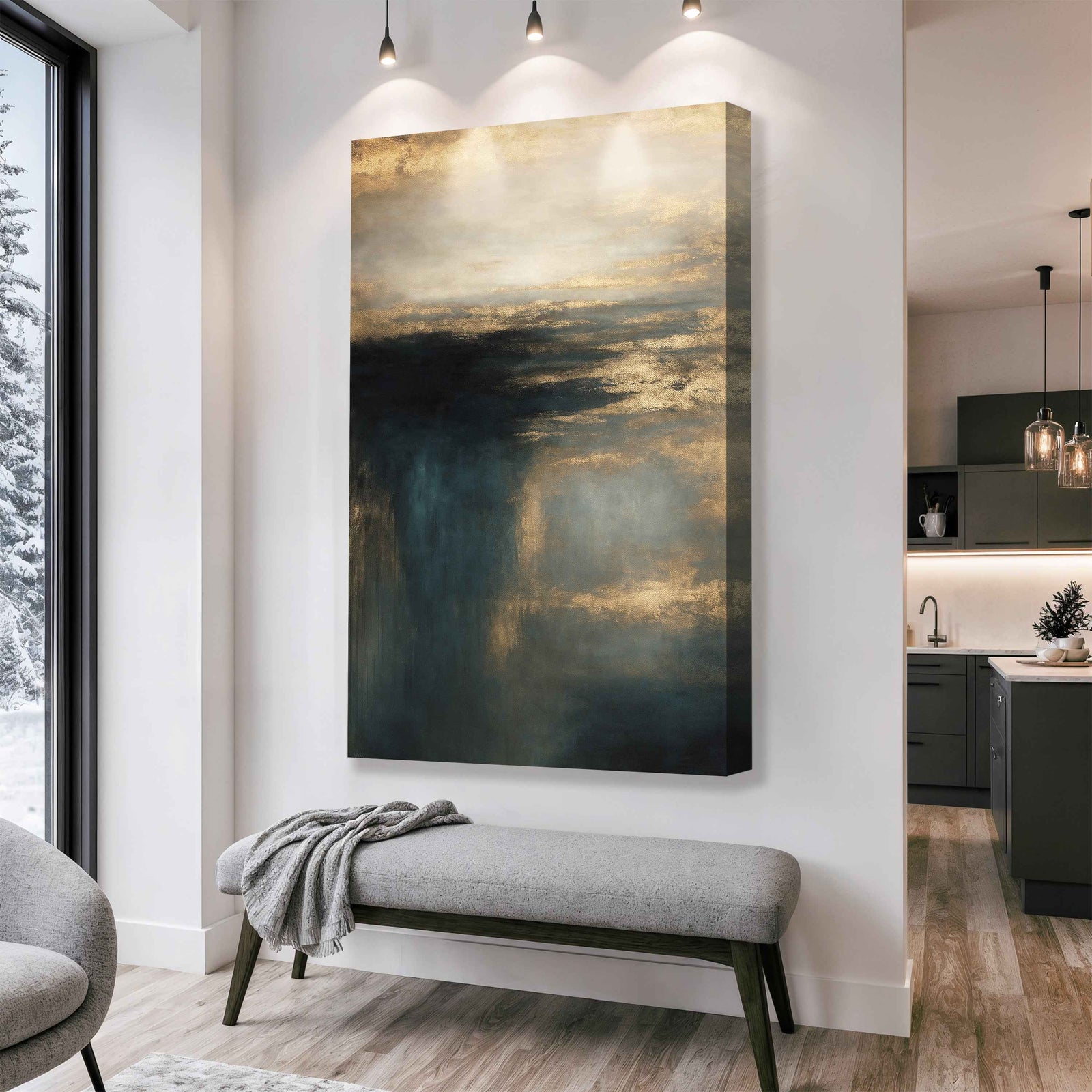 Cloudscape Glimmer Wall Art