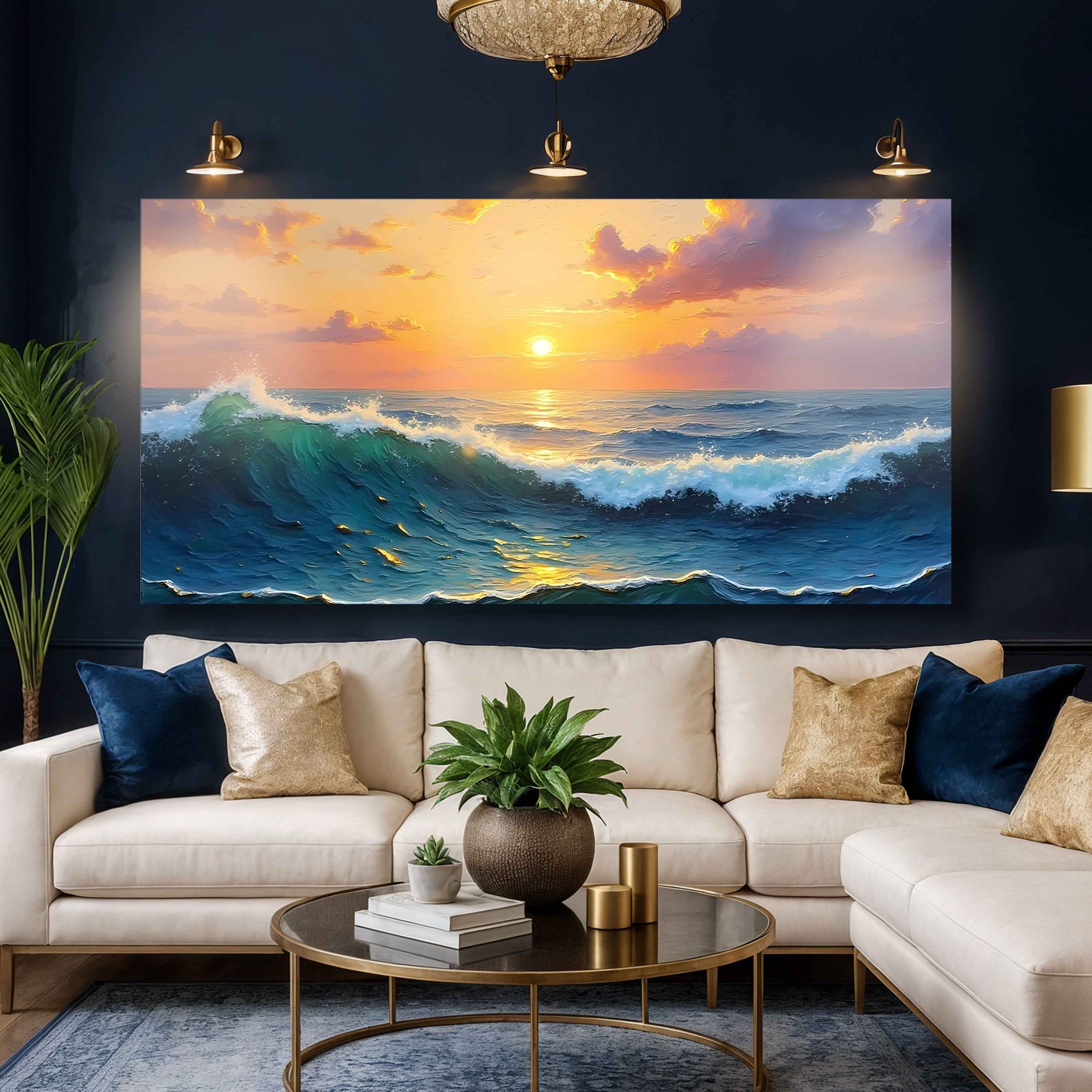 Waterscape Abstract Wall Art XII