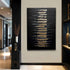 Black And Gold Abstract Minimalist Wall Art