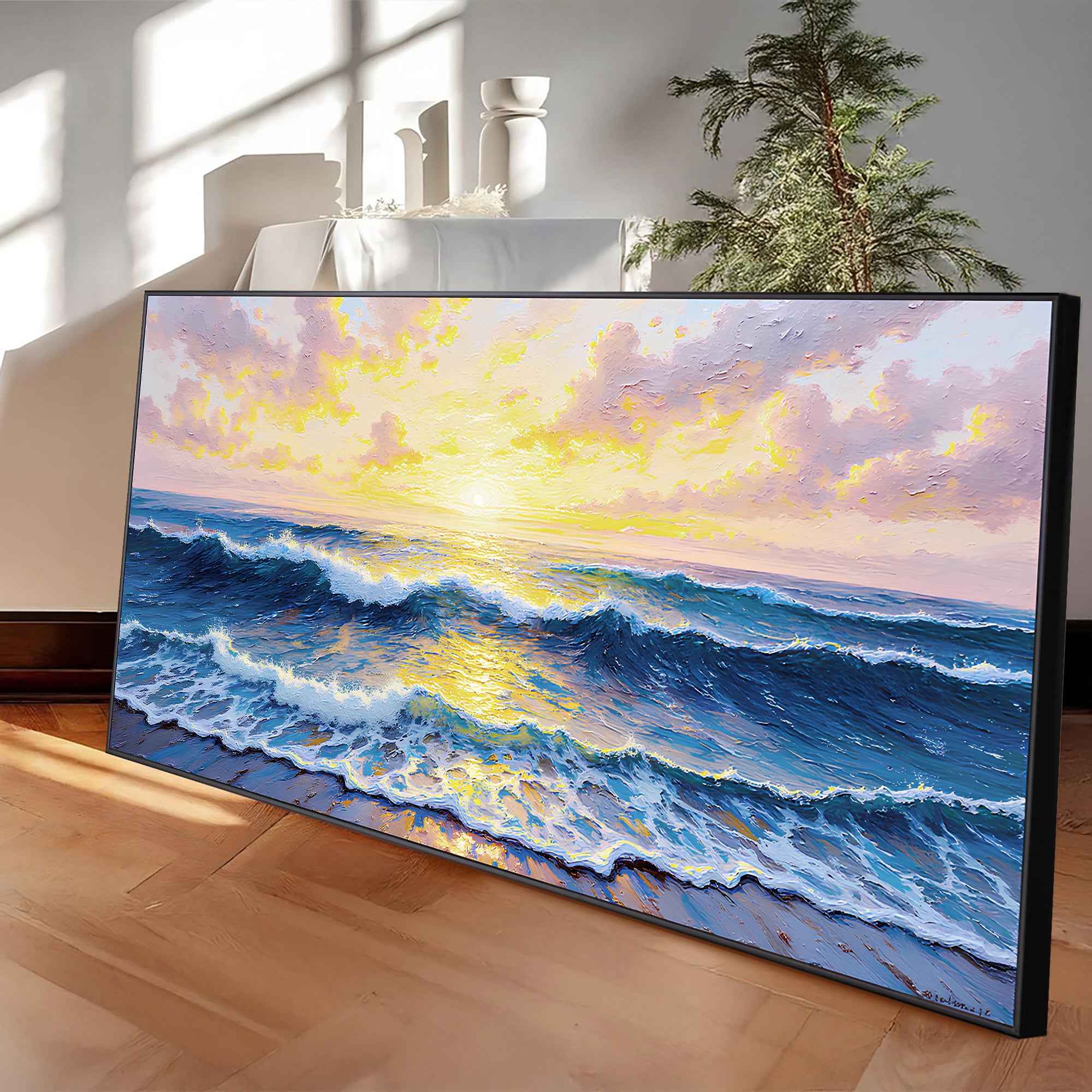 Golden Horizon Wall Art