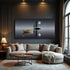 Modern Minimalist Night Lake Wall Art