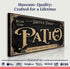 Personalized Patio Sign II