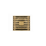 8 x3 Inch or 4 x 4 inch Shower Linear Brushed Gold Drain Rectangular Floor Drain with Accessories Square Hole Pattern Cover Grate Removable  Brushed Gold Brass
