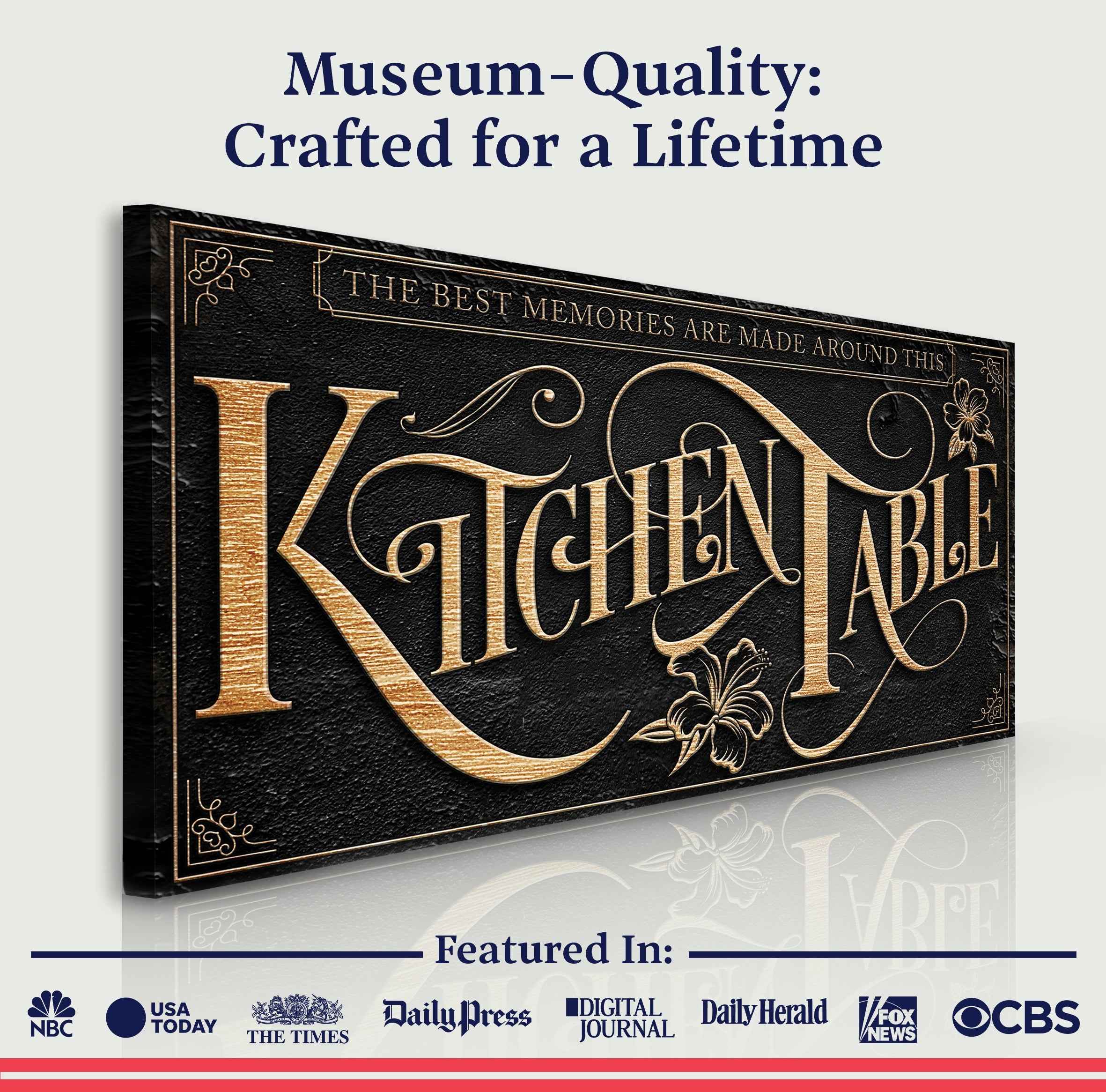 Kitchen Table Sign