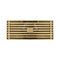 8 x3 Inch or 4 x 4 inch Shower Linear Brushed Gold Drain Rectangular Floor Drain with Accessories Square Hole Pattern Cover Grate Removable  Brushed Gold Brass