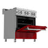 ZLINE 36" Bundle Range RAS-RG-36 & Range Hood 8654RG-36, 2KP-RASRGRH36