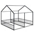 House Platform Beds, 2 Shared Beds, Metal Frame With Guardrails