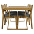 Walker Edison | Outdoor Acacia Wood Dining Table and Chair Set