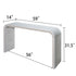 Waterfall Console Table