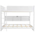 Bunk Bed With Storage Cabinets And USB Ports