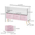 Bookcase With Collapsible Drawers, Book Display Organizer