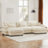 Super Comfort Oversized Modular Sectional Sofa With Movable Ottoman