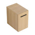 Floating Bathroom Vanity Single Door Base Cabinet, Wall Mounted Storage - Light Oak