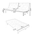 Sofa Bed With Adjustable Backrest