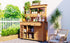 Tall Garden Potting Bench Table with Hutch - Durable Fir Wood