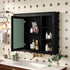 Wall Mounted Medicine Cabinet With Mirror, Storage Cabinet Featuring 6 Open Shelves And Adjustable Interior