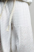 POL Patchwork Mixed Knit Wide Leg Pants