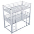 Triple Bunk Bed With Sturdy Construction And Space Saving Design