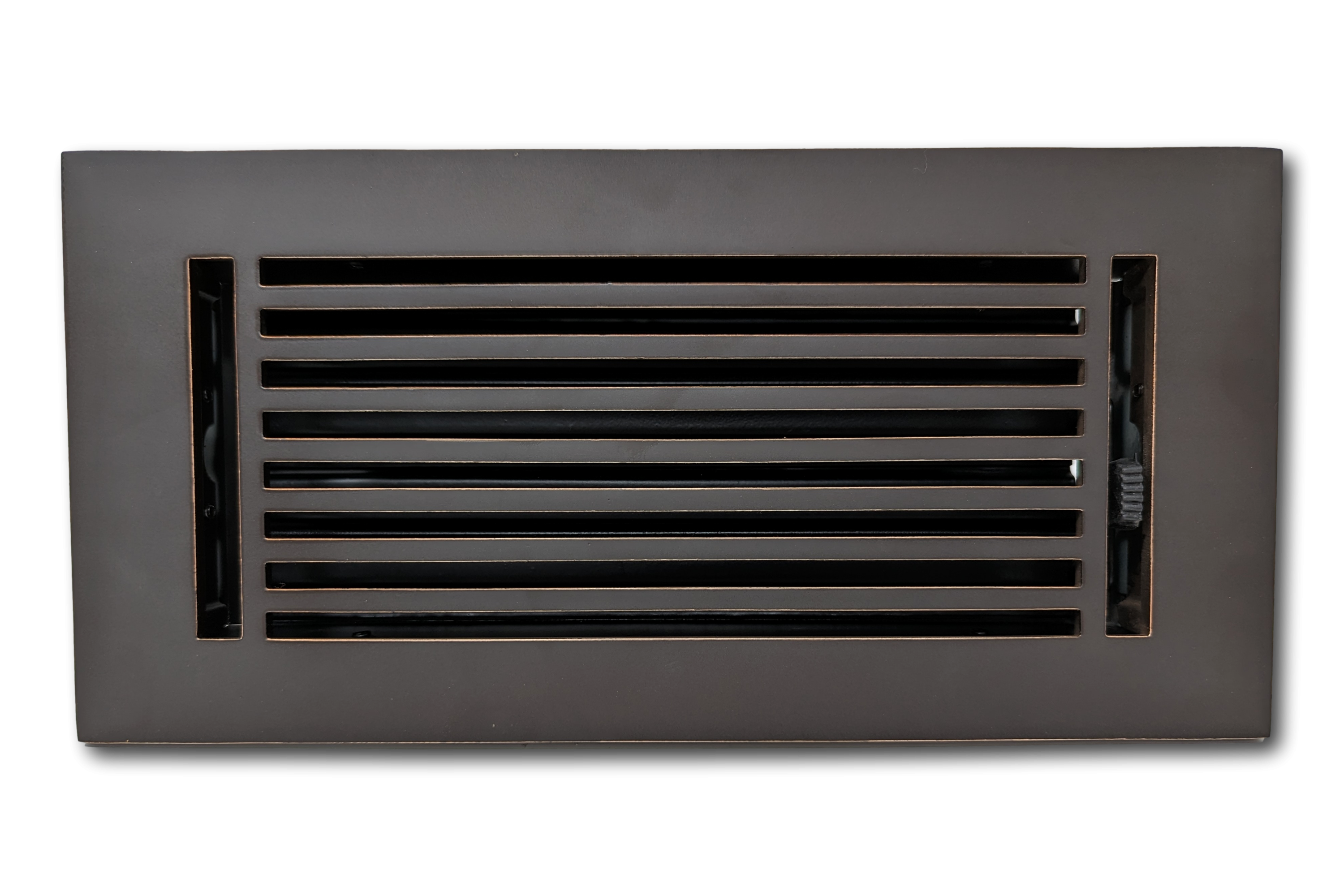 Cast Aluminum Linear Bar Vent Covers - Oxidized Bronze
