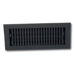 Cast Aluminum Contemporary Vent Covers - Black