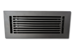 Cast Aluminum Linear Bar Vent Covers - Carbon Gray