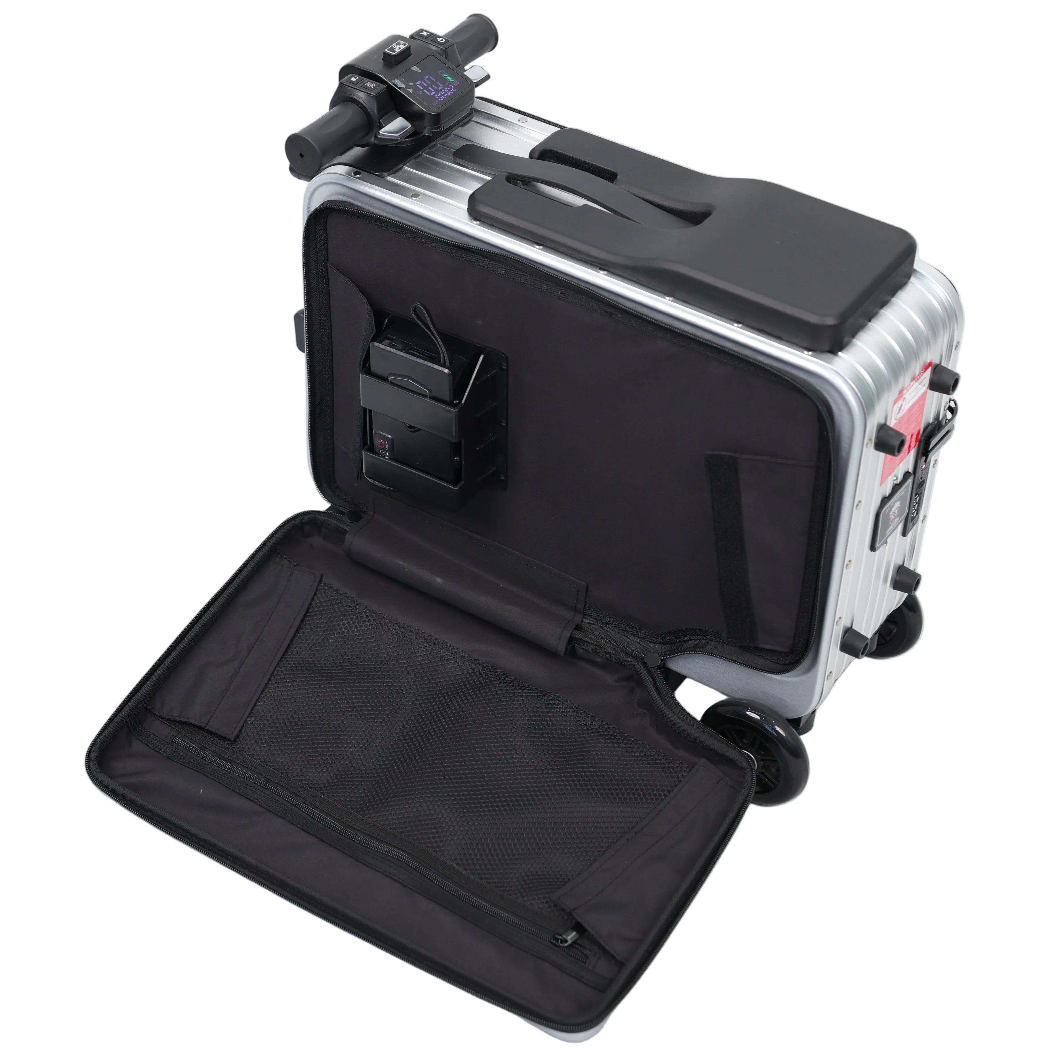 Elala Lite - Silver Motorized Suitcase