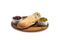 Charcuterie/ Serving Tray w/ 2 ceramic bowls w/ lids