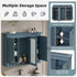 Wall Mount Mirror Cabinet With Adjustable Shelves, Soft Closing Hinges