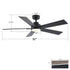 Reversible Motor Integrated LED Dimmable Ceiling Fan With Light
