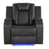 Benz - LED & Power Recliner Chair With Adjustable Headrest