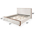 Kaleea - Queen Bed - Beige