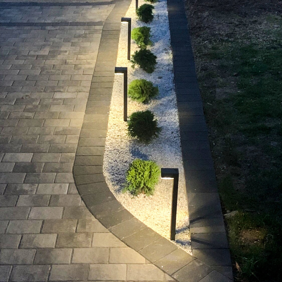 German Osram Pro-Line Bollard Solar Lights® | 100LM | Aluminum / Glass | 2-Pack