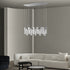 Rectangular Crystal Chandelier // 15 Light