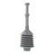 Bellows Accordion Toilet Plunger (Grey)