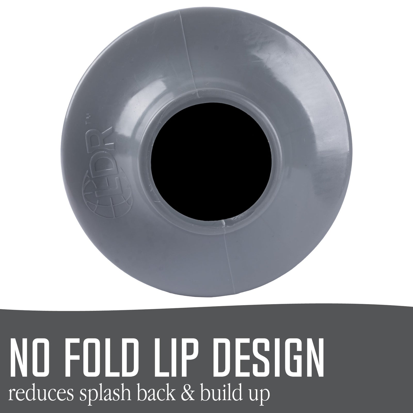 Bellows Accordion Toilet Plunger (Grey)