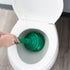 Antimicrobial Bellows Accordion Toilet Plunger with Black Storage Tray (Green)