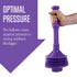 Bellows Accordion Toilet Plunger (Purple)