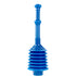 Bellows Accordion Toilet Plunger (Blue)