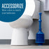 Bellows Accordion Toilet Plunger (Blue)