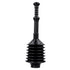 Bellows Accordion Toilet Plunger (Black)