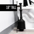 Bellows Accordion Toilet Plunger (Black)
