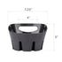 Antimicrobial Universal Drip Tray for Toilet Plunger (Black)