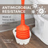 Antimicrobial Universal Drip Tray for Toilet Plunger (White)
