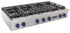 Kucht 48" Stainless Propane Cooktop, KFX489T/LP-B