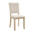 Modern 5-Piece Wooden Dining Table Set for 4 People in Light Oak