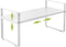Expandable Cabinet Shelf Organizer Rack, Stackable Kitchen Counter Storage Shelves Stand, Adjustable Height Pantry Shelf Spice Rack (White, 1 Pack)