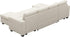 Belffin Modular Sectional Sleeper Sofa with Pull Out Bed Velvet Convertible U Shaped Sectional Sofa Couch with Storage Chaises for Living Room Beige