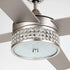 52" Cason Modern Downrod Mount Reversible Ceiling Fan with Lighting and Remote Control